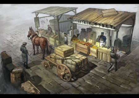 Средневековая торговая Лавка