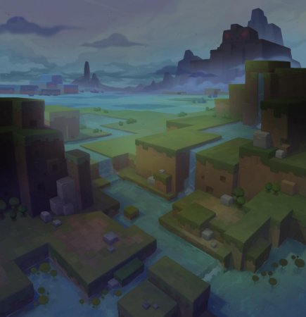 Картины в стиле майнкрафт