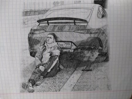 Литвин рисунок карандашом