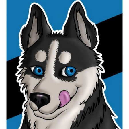 Хаски мультяшные