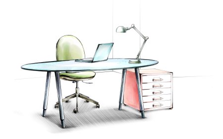 Стол без фона