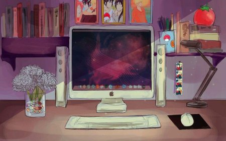 Рабочее место аниме