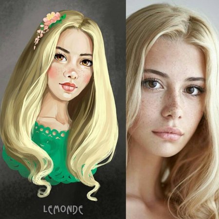 Портрет в стиле мультика