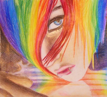 Радужные рисунки