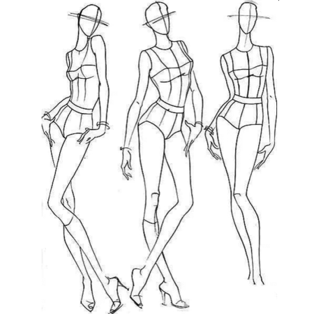 Модели для рисования одежды