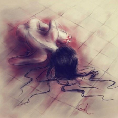 Котенок спит арт