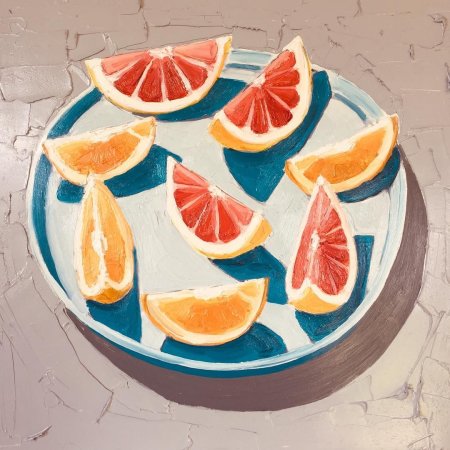 Грейпфрут в живописи