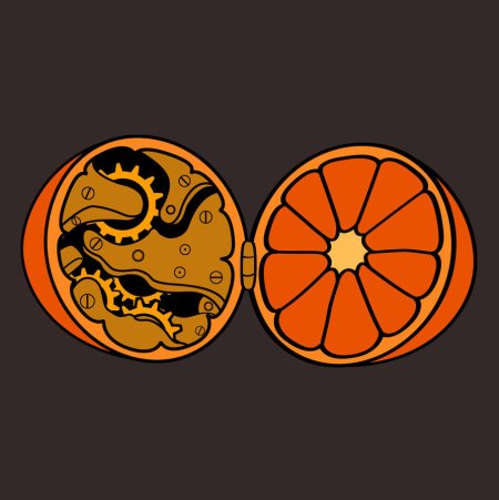 Заводной апельсин нашивка