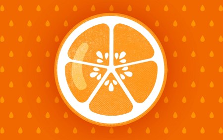 Апельсин арт