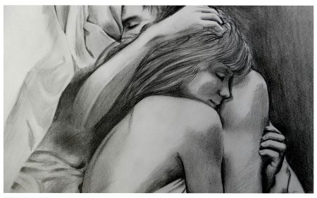 Объятия рисунок