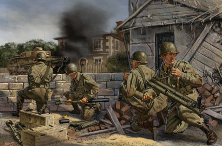 Американский солдат ww2 арт