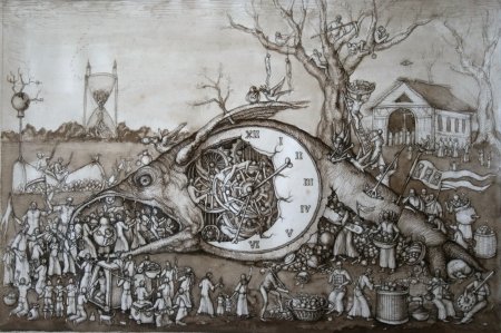 Гравюры в стиле стимпанк