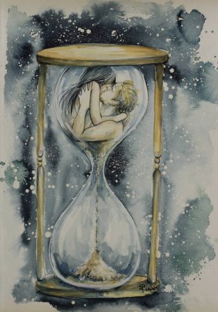 Девушка в песочных часах