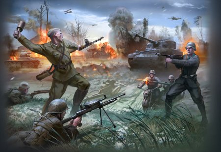 Солдат ww2 арт СССР