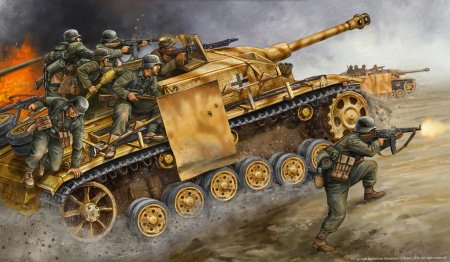 STUG IV самоходная артиллерия Германии периода второй мировой войны