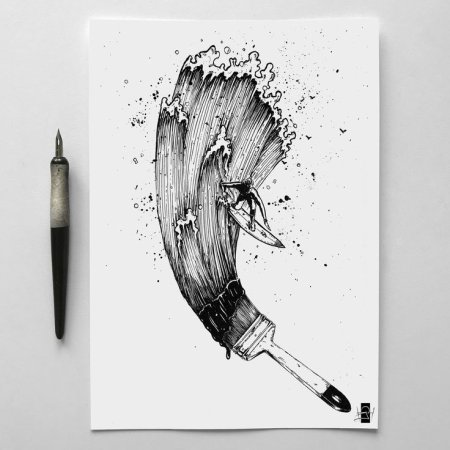 Кисточка эскиз