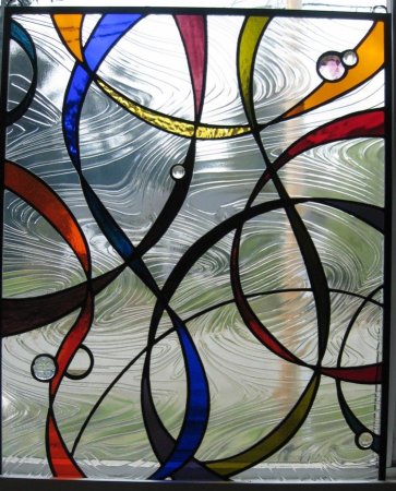 Витраж абстракция