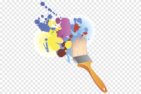 Кисти краски клипарт