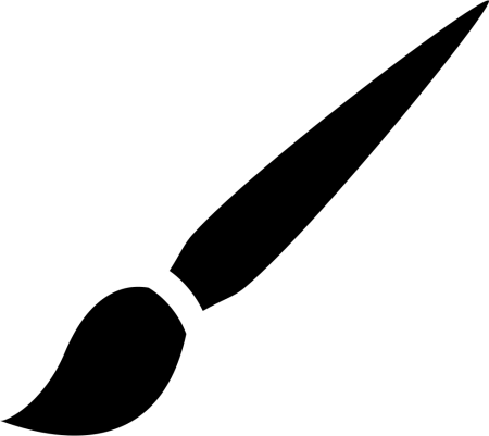 Кисточка для рисования лого