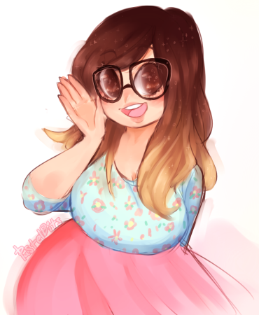 Карикатуры на полных женщин