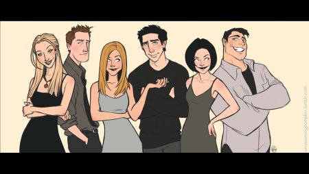 Друзья сериал арт