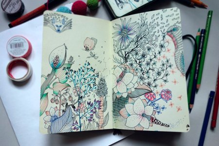 Идеи для рисования в артбуке
