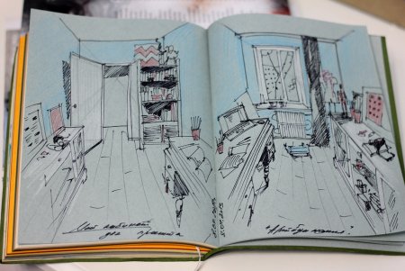 Скетч разворот