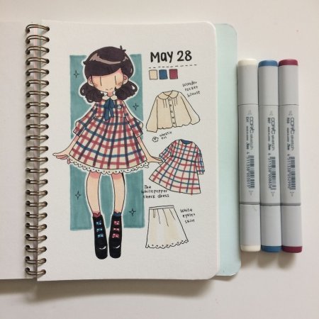 Артбук рисунки девушек