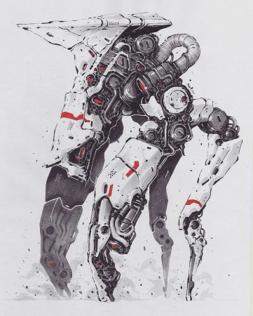 Киборг эскиз
