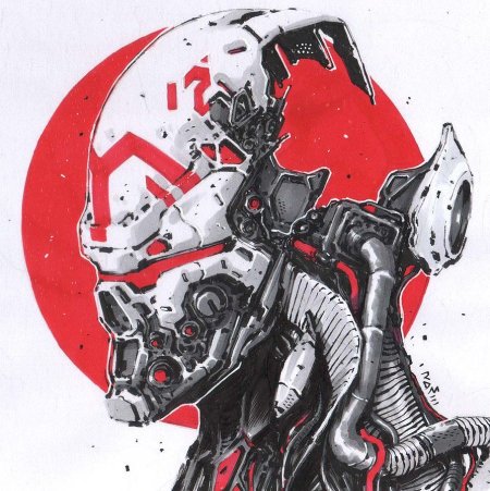 Киберпанк карандашом