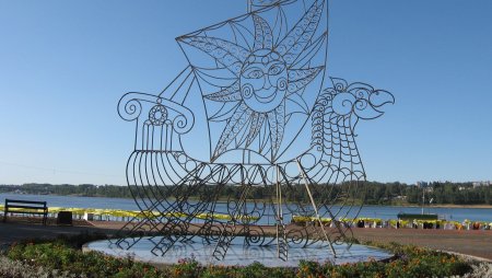 Кострома набережная Ладья