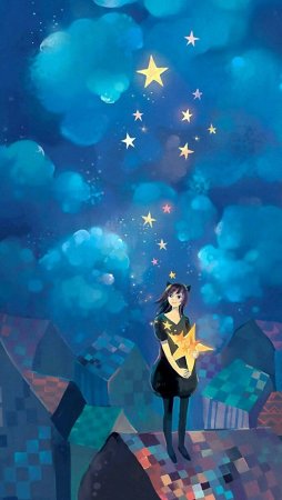 Девушка звезда