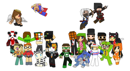 Minecraft персонажи