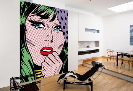 Роспись стен в стиле поп арт