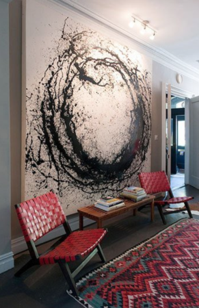 Живопись на стенах в интерьере