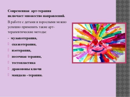 Направления арт терапии