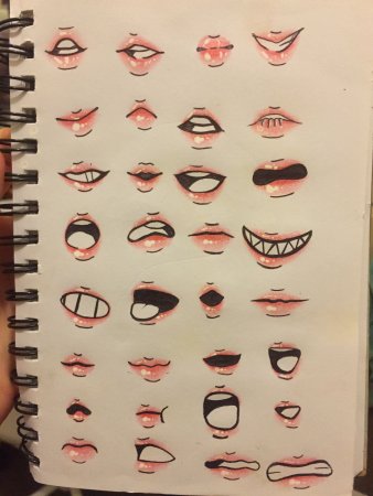 Идеи для рисования рта