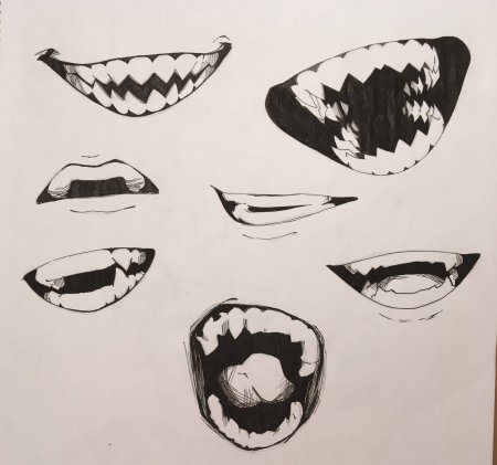 Идеи для рисования рта