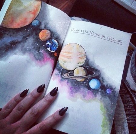Красивые рисунки для блокнота
