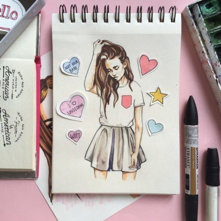 Арт скетчбук Вдохновение