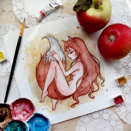 Рисунки в скетчбуке