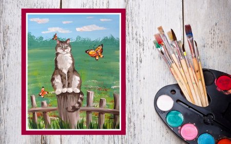 Рисуем гуашью