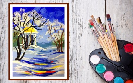 Гуашь мастер класс