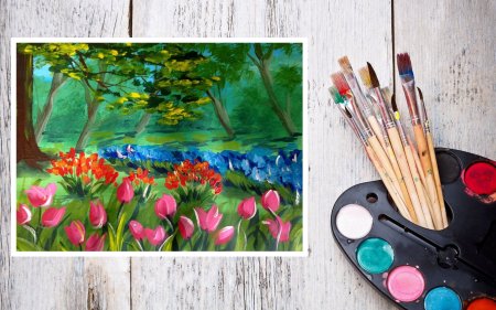 Мастер классы по рисованию гуашью