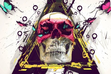 Череп абстракция