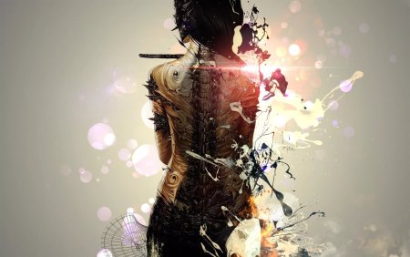 Картинки абстракция девушки