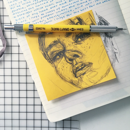 Рисунки в тетради