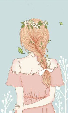 Милые нарисованные девушки