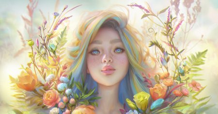 Девушка рисунок