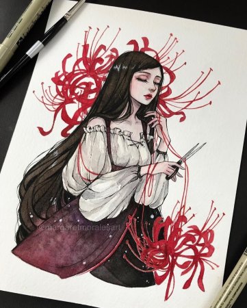Margaret morales Art inctober Алиса